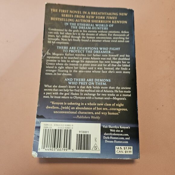 The Dream-Hunter Sherrilyn Kenyon Mass Market Fantasy Book #paranormalRomance - Picture 3 of 4